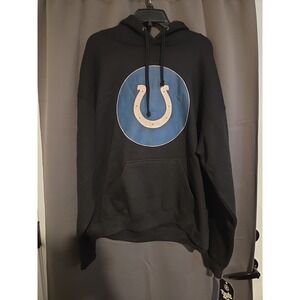 Indianapolis‎ Colts Black Hoodie, Unisex 2XL Pullover, Pacific & Co, NWT